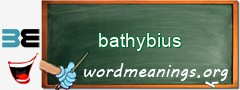 WordMeaning blackboard for bathybius